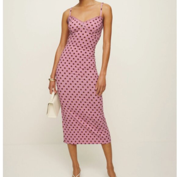 NWT Reformation Cesca Knit Dress in Fandango - Picture 4 of 6